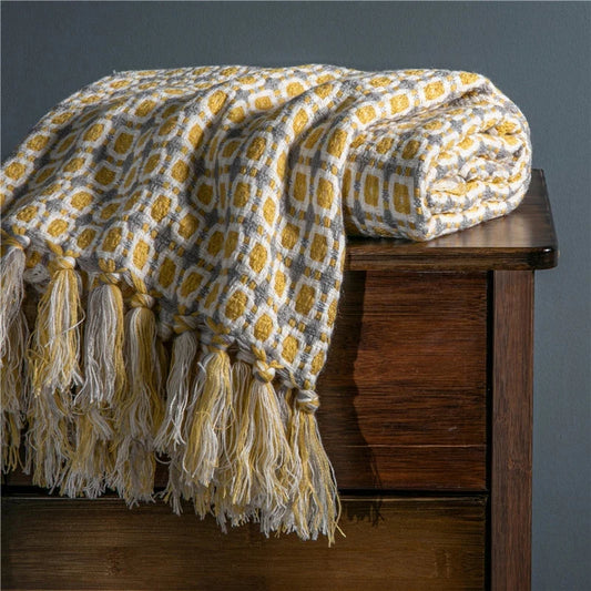 Nordic Knitted Blanket